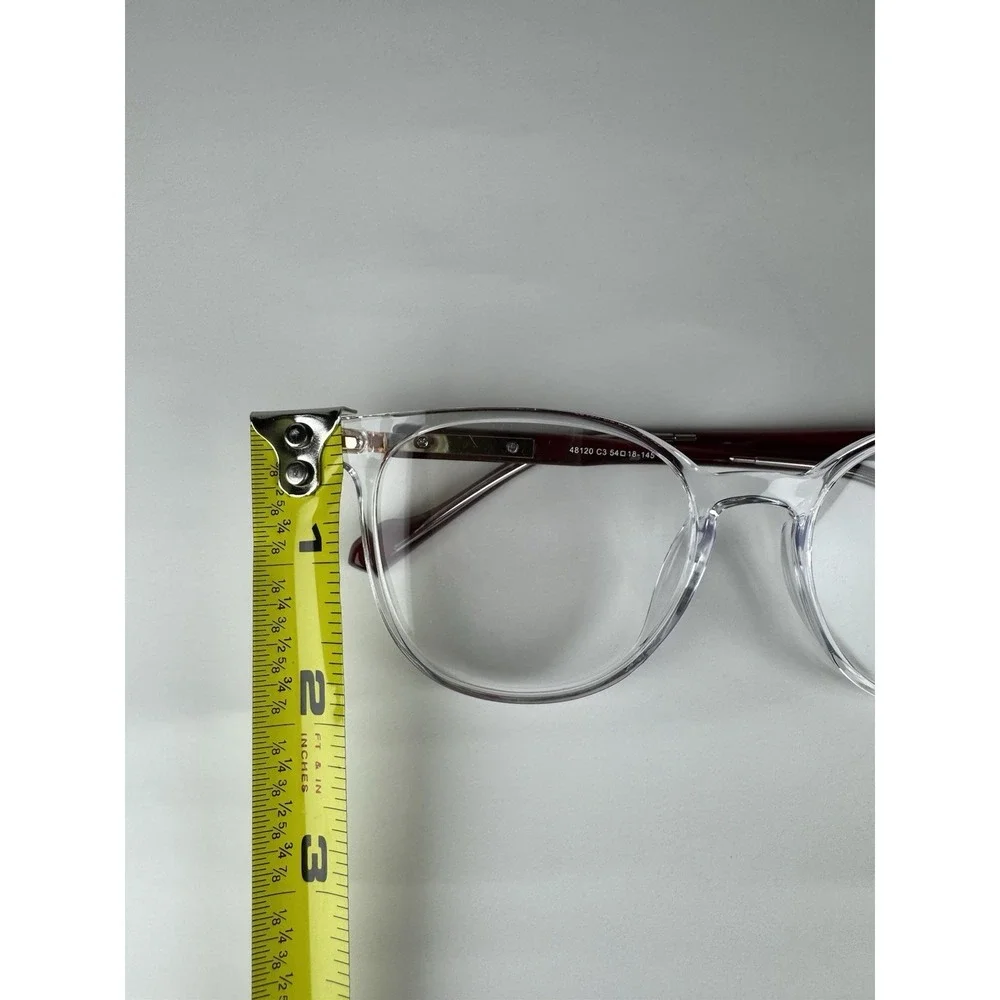 ZEELOOL Eyeglass FRAMES ONLY! Crystal- 48120 C3 54 18-145‎